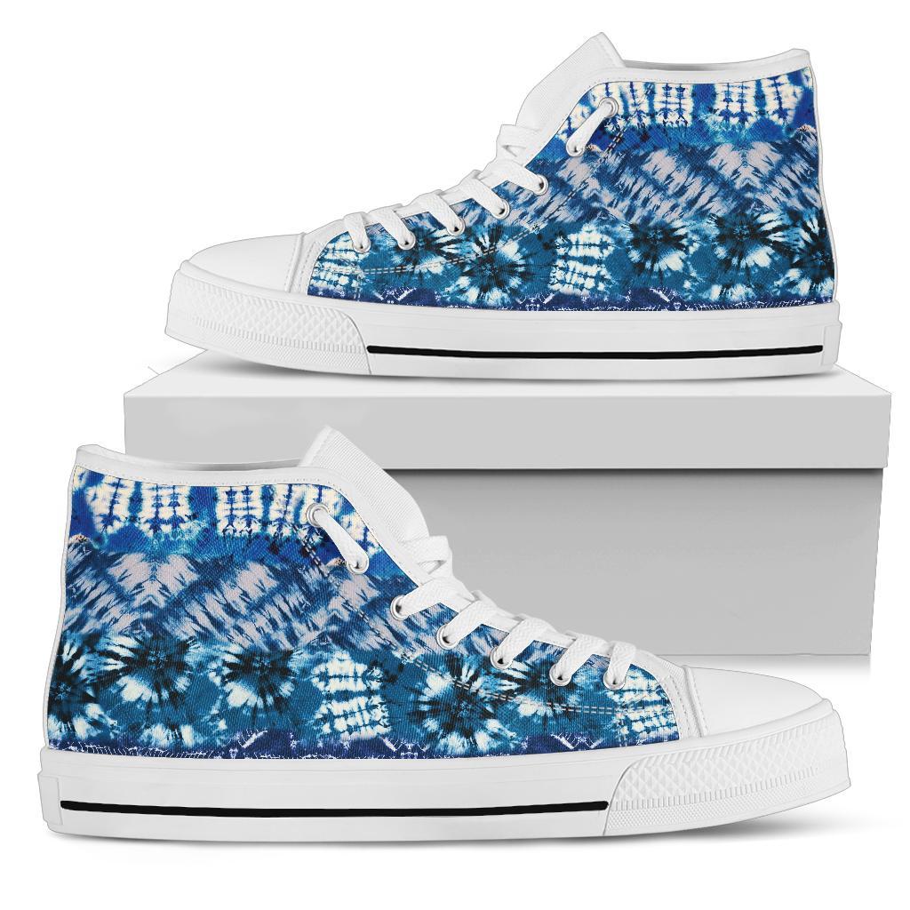 High Top Sneakers - Tie Dye Design #109 | Custom Shoes 
