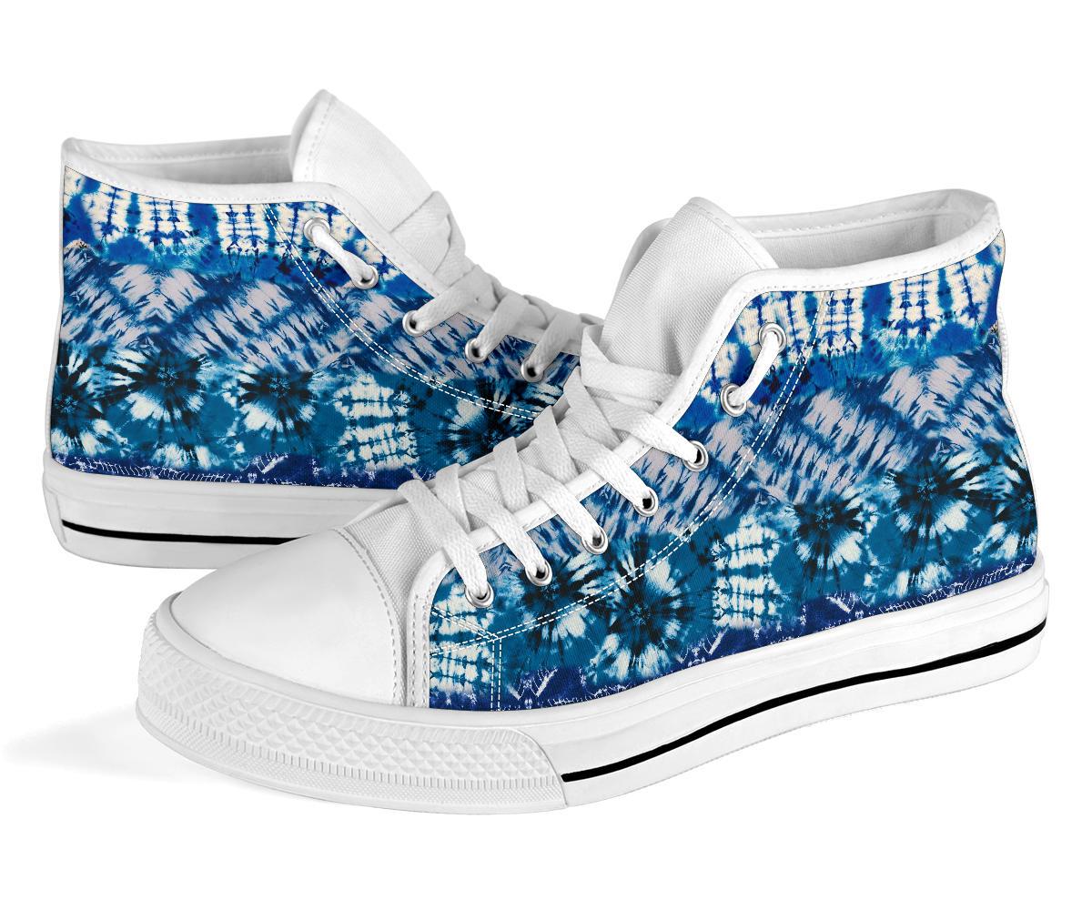 High Top Sneakers - Tie Dye Design #109 | Custom Shoes 
