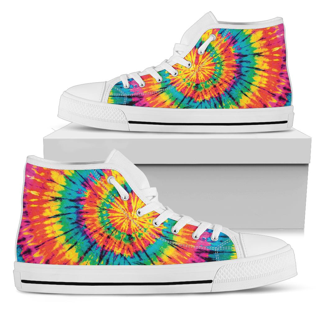 High Top Sneakers - Tie Dye Design #116 | Custom Canvas