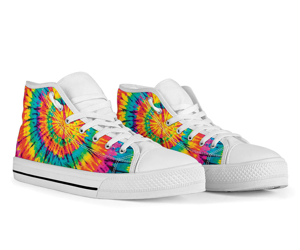High Top Sneakers - Tie Dye Design #116 | Custom Canvas