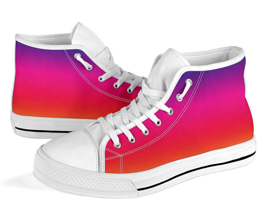 High Top Sneakers - Unisex Colorful Sneakers #1 | Custom 