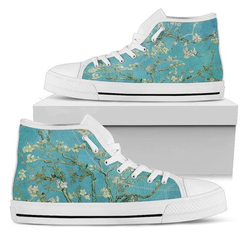High Top Sneakers - Vintage Art | Vincent van Gogh: Almond