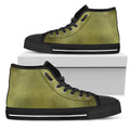 High Top Sneakers - Watercolor in Army Green | Custom High 
