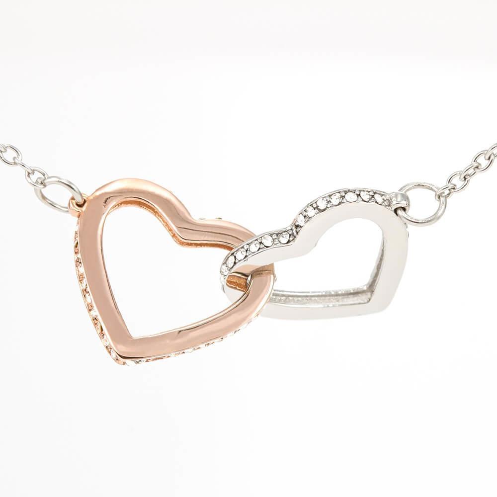 Interlocking Heart Necklace | Message Card - You & Me | ACES
