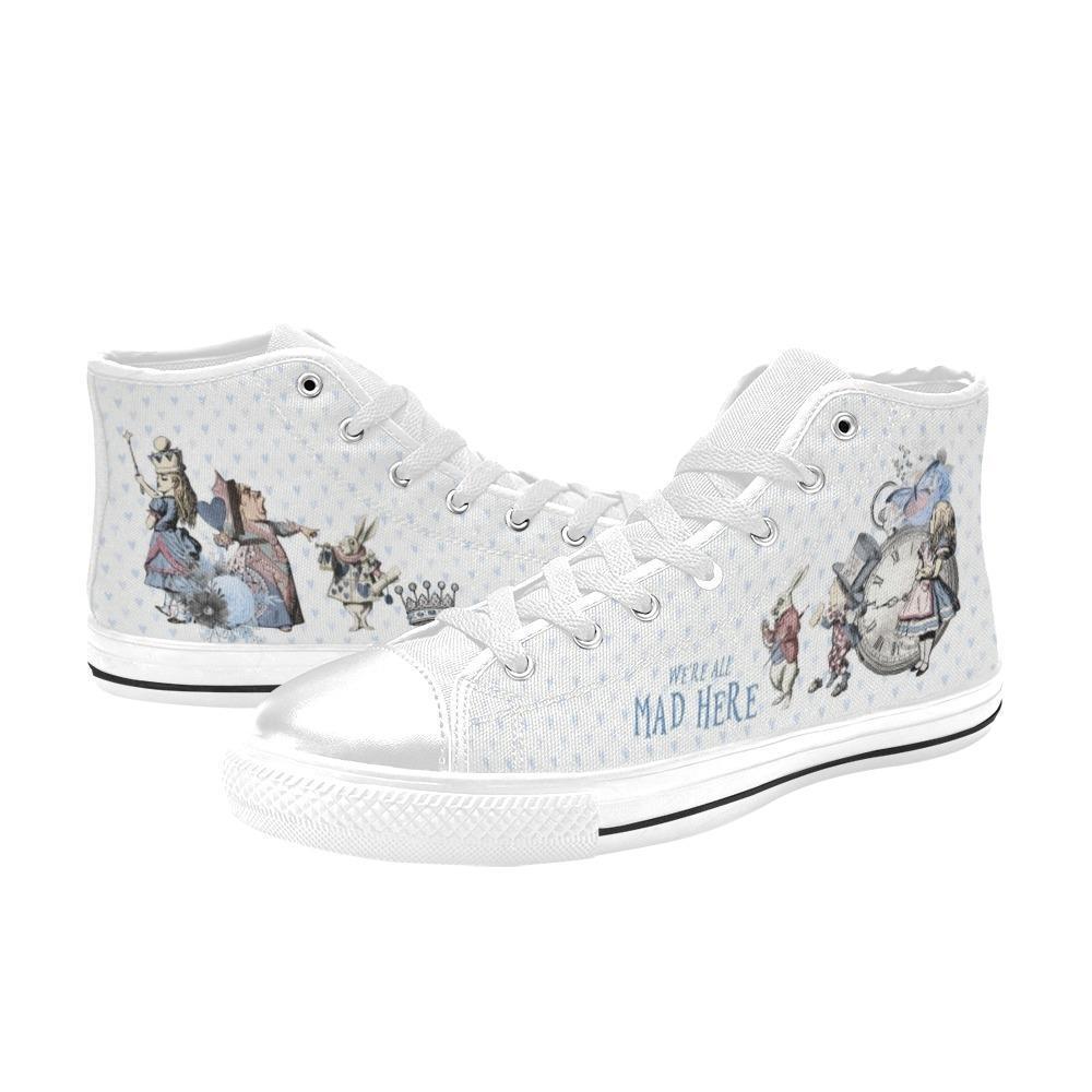 Kids High Top Sneakers - Alice in Wonderland Gifts #102 