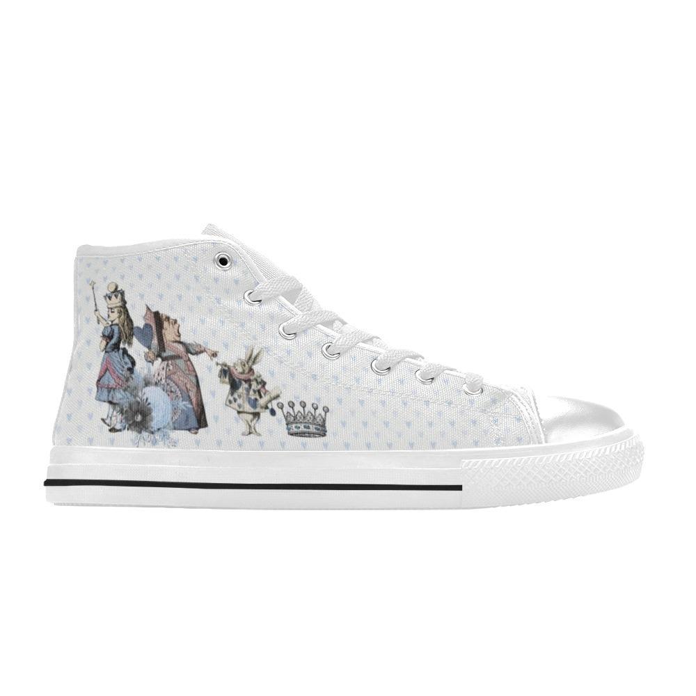 Kids High Top Sneakers - Alice in Wonderland Gifts #102 