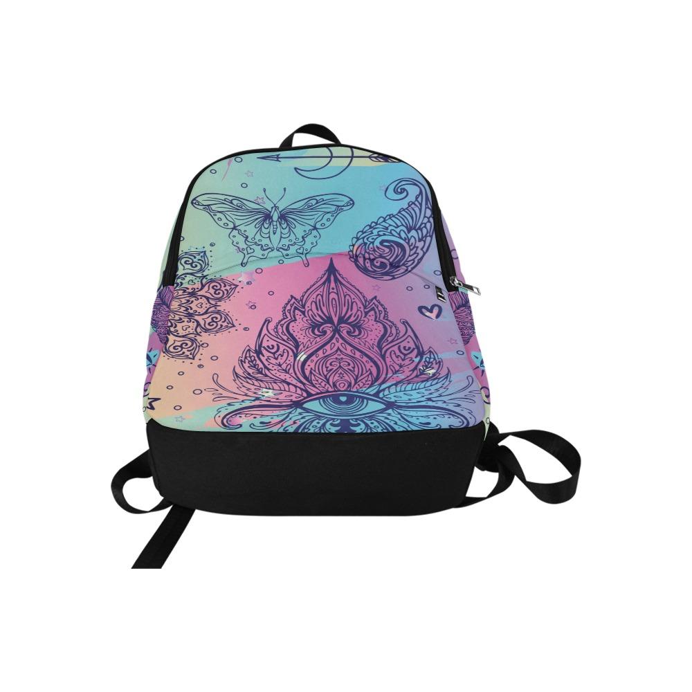 Laptop Backpack (Nylon) - Colorful Doodle | ACES INFINITY