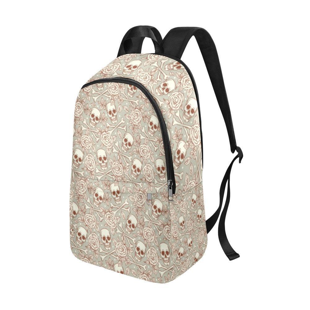 Laptop Backpack (Nylon) - Skulls & Roses | ACES INFINITY