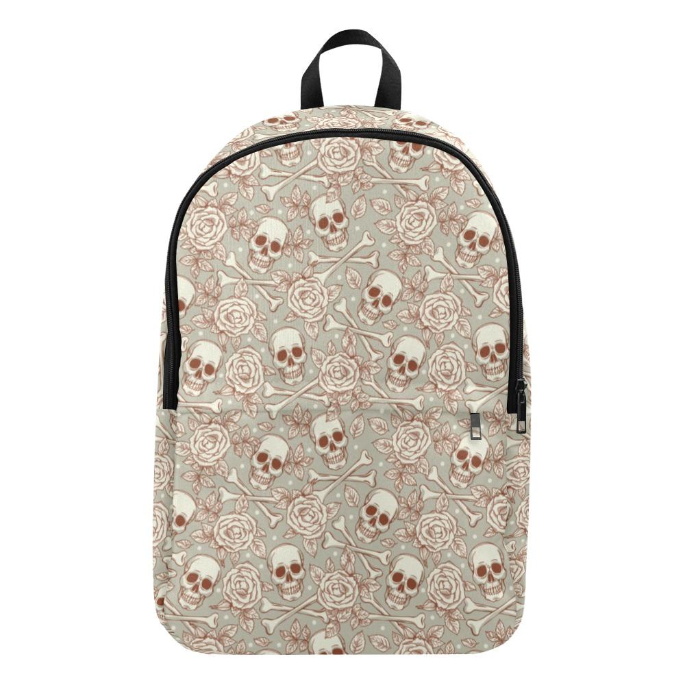 Laptop Backpack (Nylon) - Skulls & Roses | ACES INFINITY