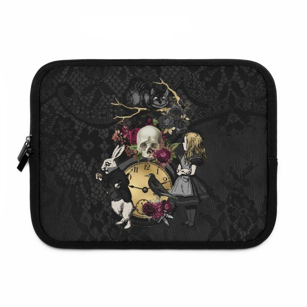 Laptop Sleeve-Alice in Wonderland Gifts 101 Goth Series