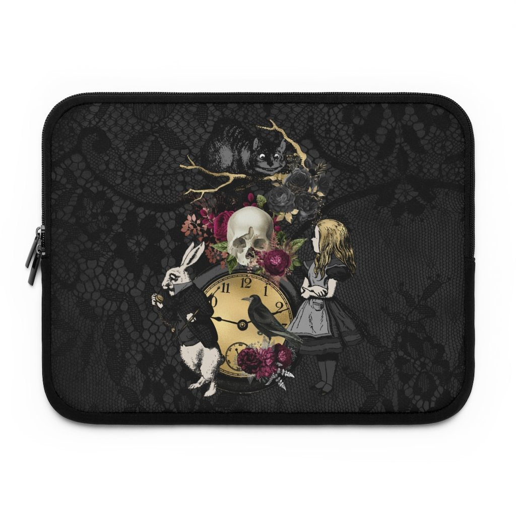 Laptop Sleeve-Alice in Wonderland Gifts 101 Goth Series