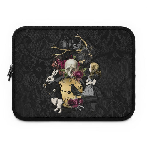 Laptop Sleeve-Alice in Wonderland Gifts 101 Goth Series