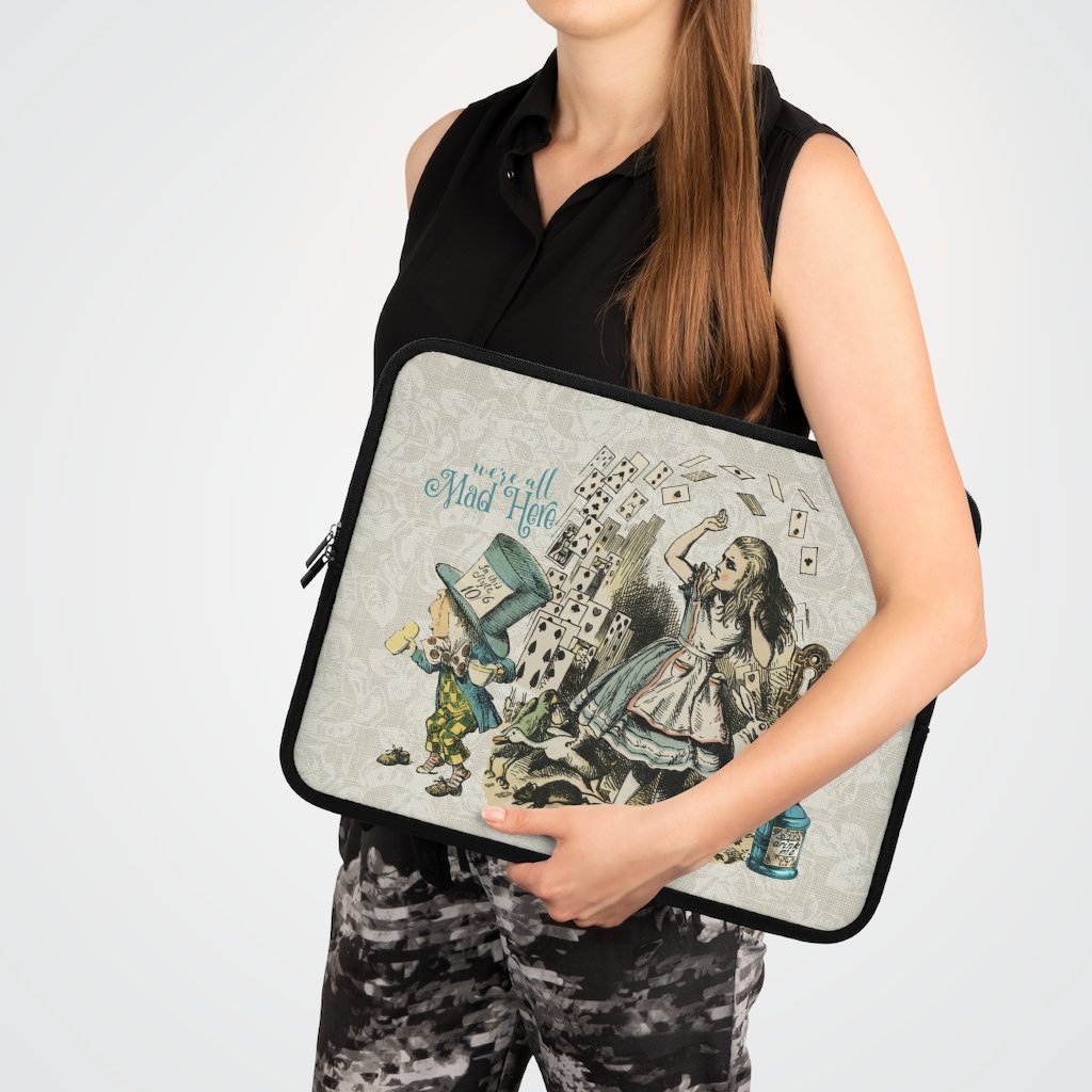 Laptop Sleeve-Alice in Wonderland Gifts 101 Vintage Series 