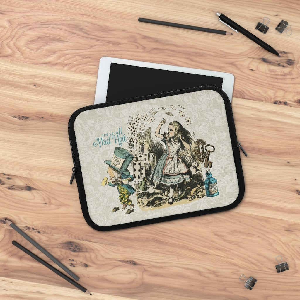Laptop Sleeve-Alice in Wonderland Gifts 101 Vintage Series 