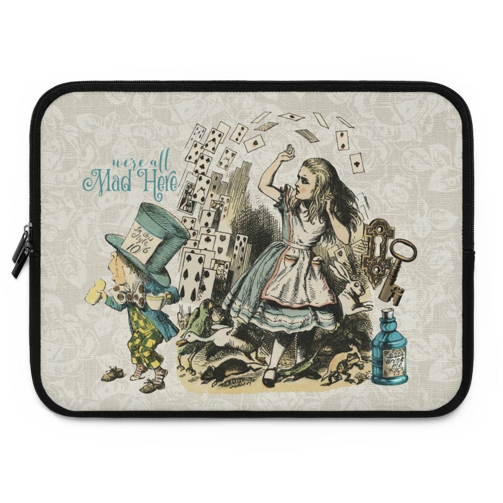 Laptop Sleeve-Alice in Wonderland Gifts 101 Vintage Series 