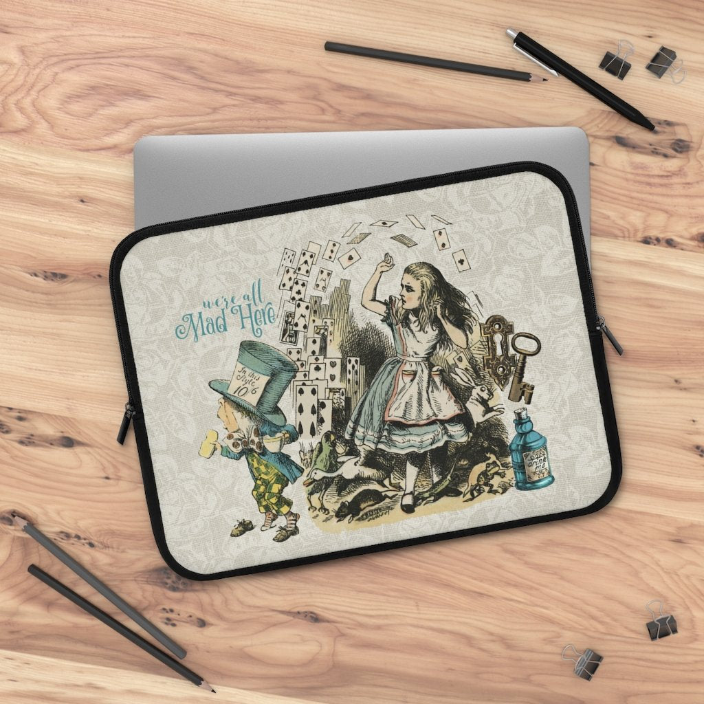 Laptop Sleeve-Alice in Wonderland Gifts 101 Vintage Series 