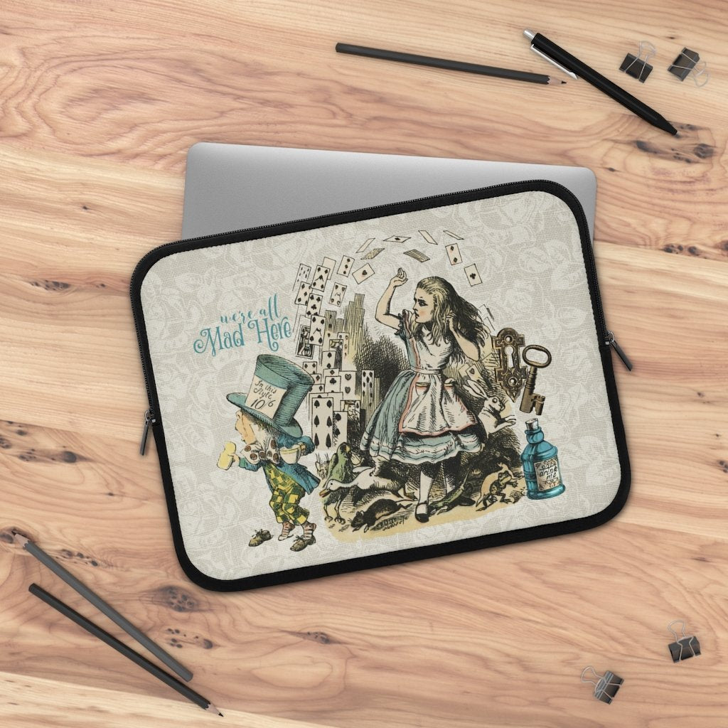 Laptop Sleeve-Alice in Wonderland Gifts 101 Vintage Series 