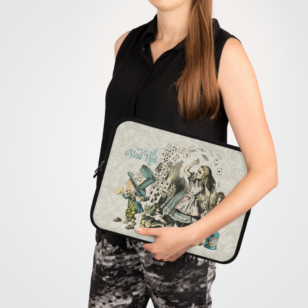 Laptop Sleeve-Alice in Wonderland Gifts 101 Vintage Series 