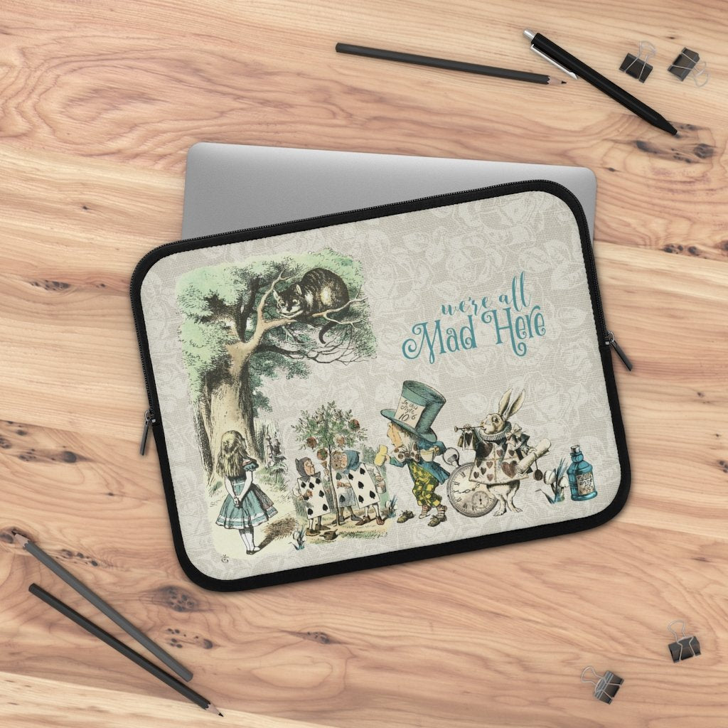Laptop Sleeve-Alice in Wonderland Gifts 102 Vintage Series