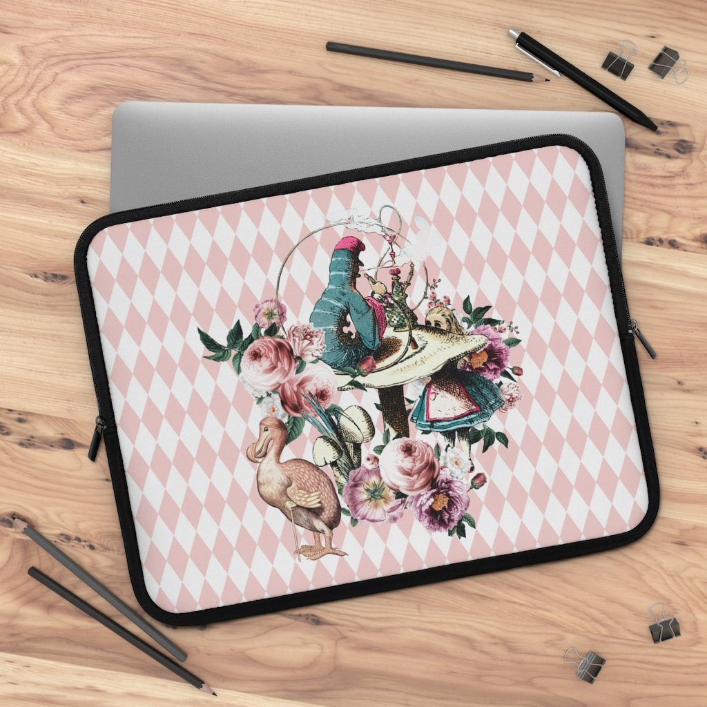 Laptop Sleeve-Alice in Wonderland Gifts 41 Colorful Series