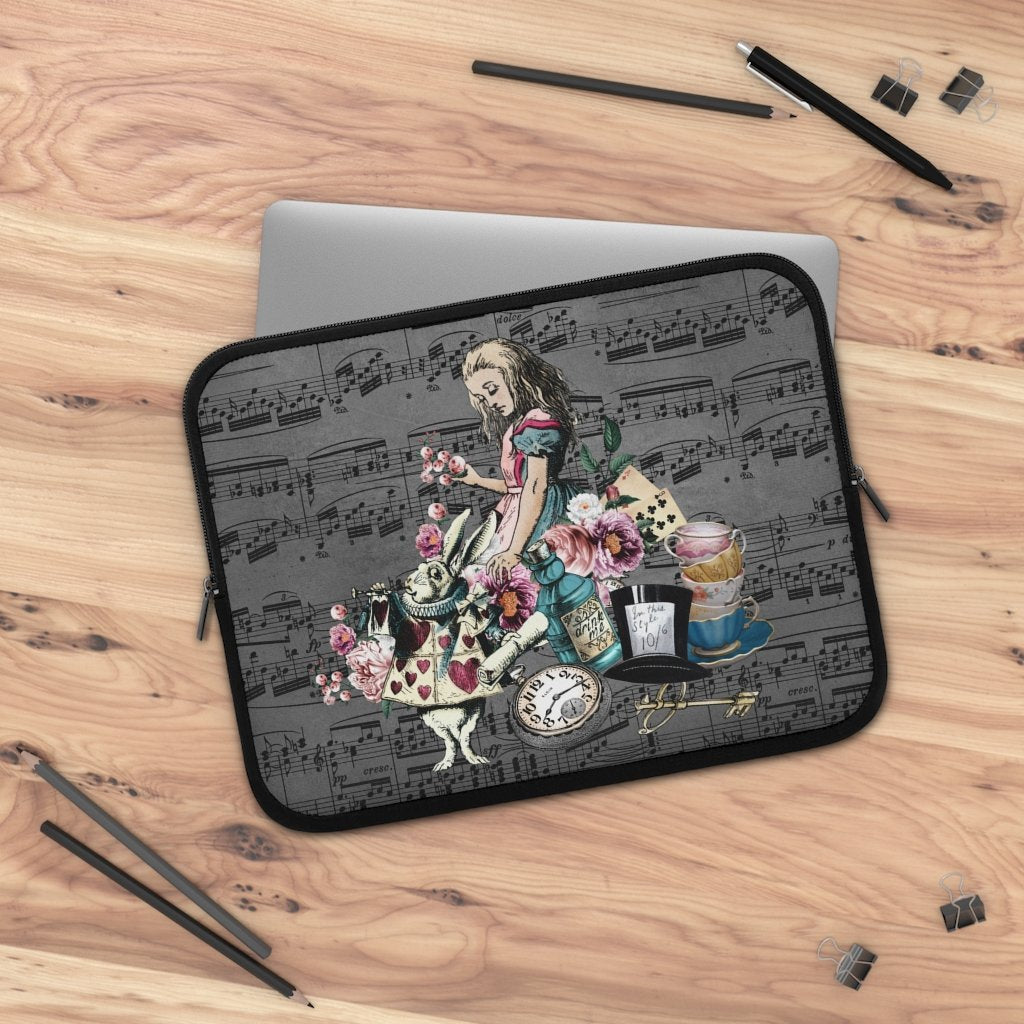 Laptop Sleeve-Alice in Wonderland Gifts 43 Colorful Series
