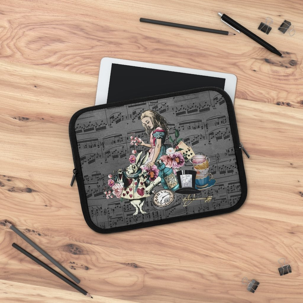 Laptop Sleeve-Alice in Wonderland Gifts 43 Colorful Series