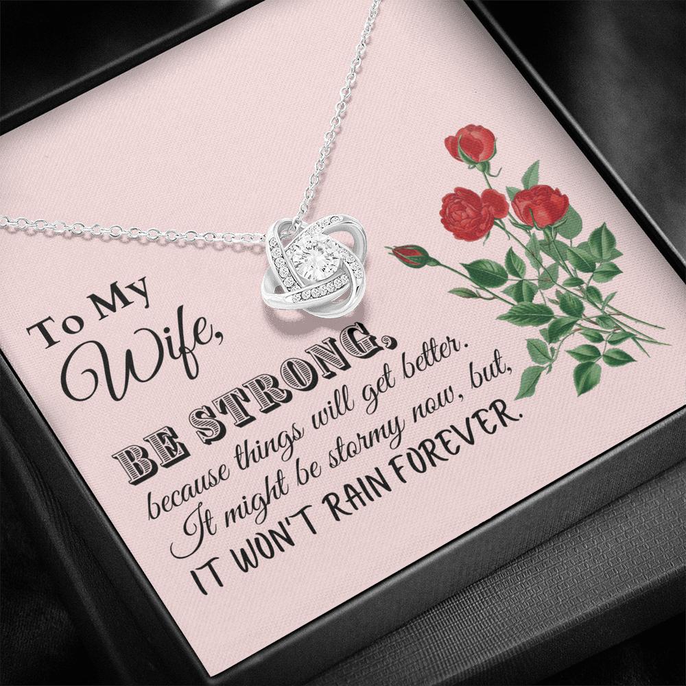 Love Knot Necklace - Be Strong | ACES INFINITY