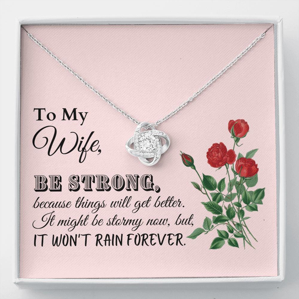 Love Knot Necklace - Be Strong | ACES INFINITY