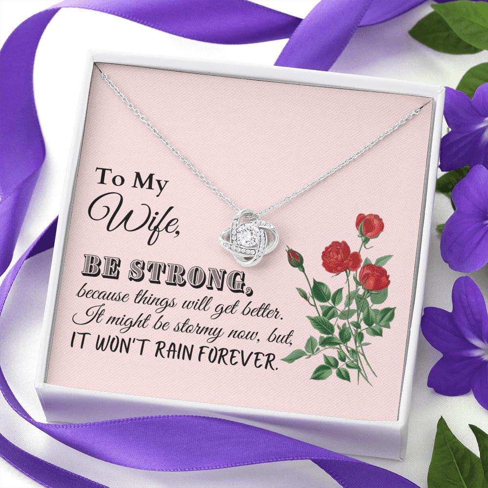 Love Knot Necklace - Be Strong | ACES INFINITY