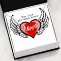 Love Necklace with Message Card (You Took My Heart Away) | 