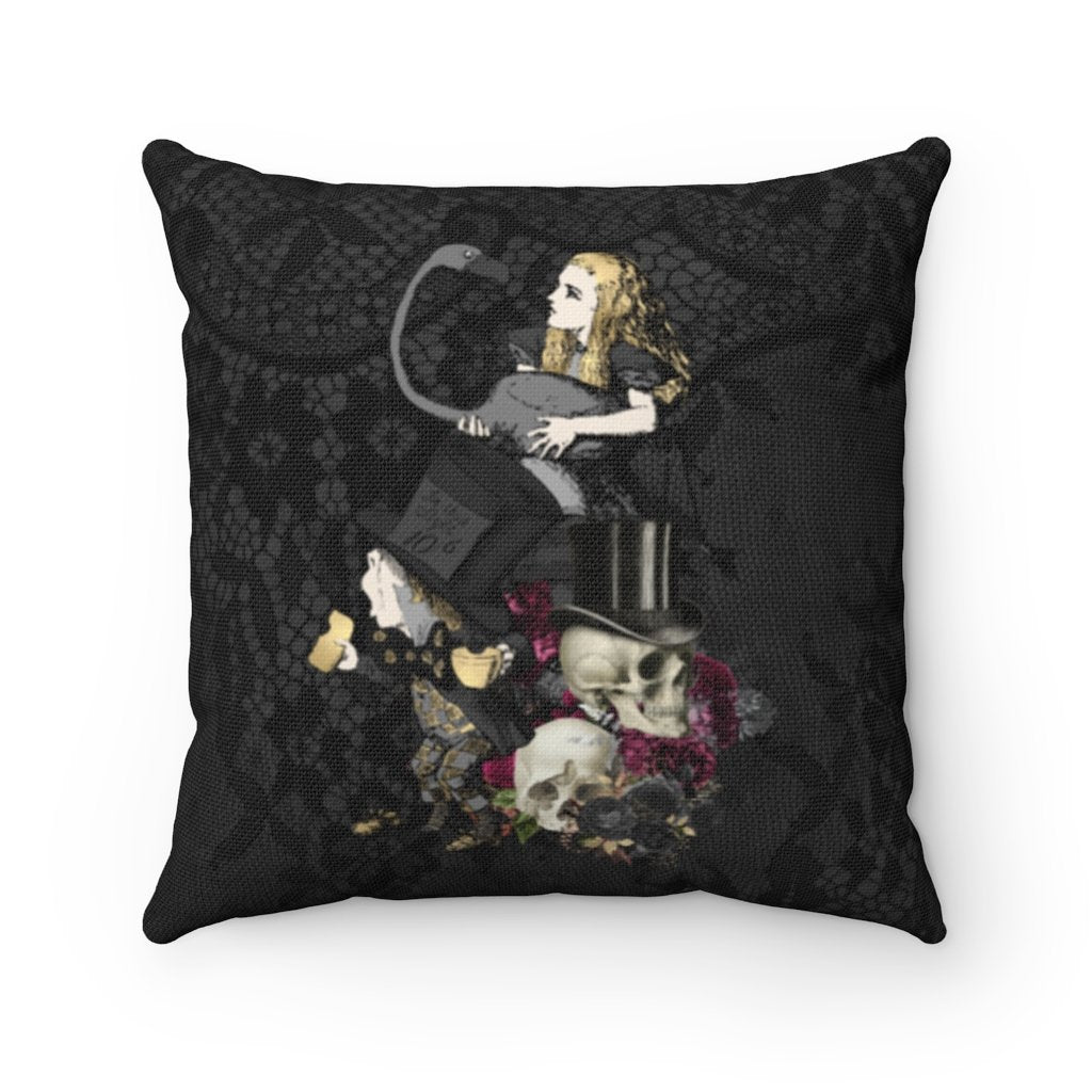 Pillow Cover-Alice in Wonderland Gifts 101B Goth Series