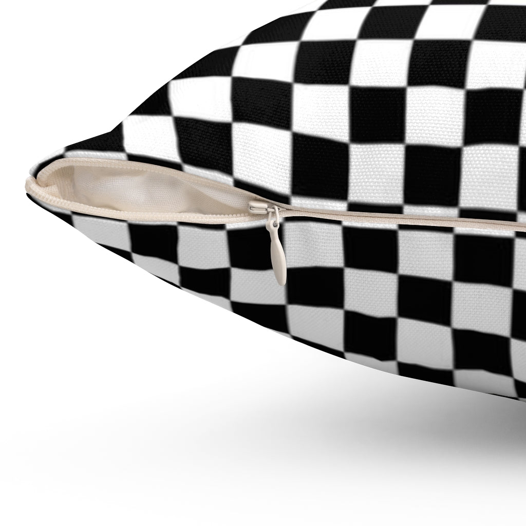 Pillow Cover - Mushroom #101 Checker Board | Birthday Gifts