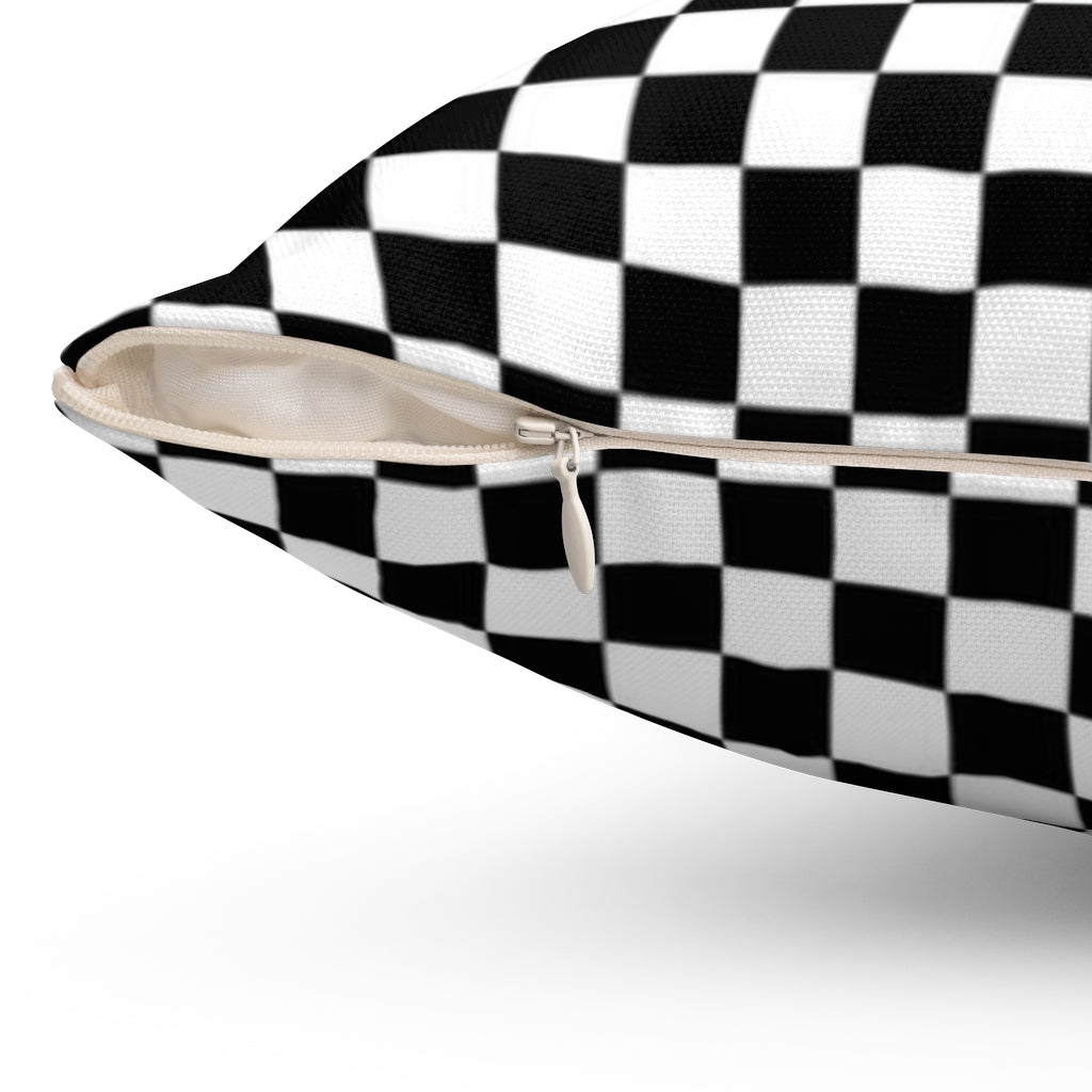 Pillow Cover - Mushroom #101 Checker Board | Birthday Gifts