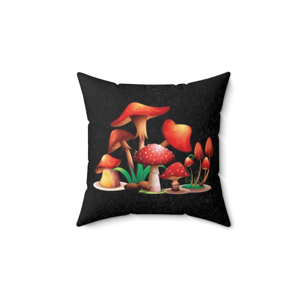 Pillow Cover - Mushroom #101 Grunge Damask | Birthday Gifts