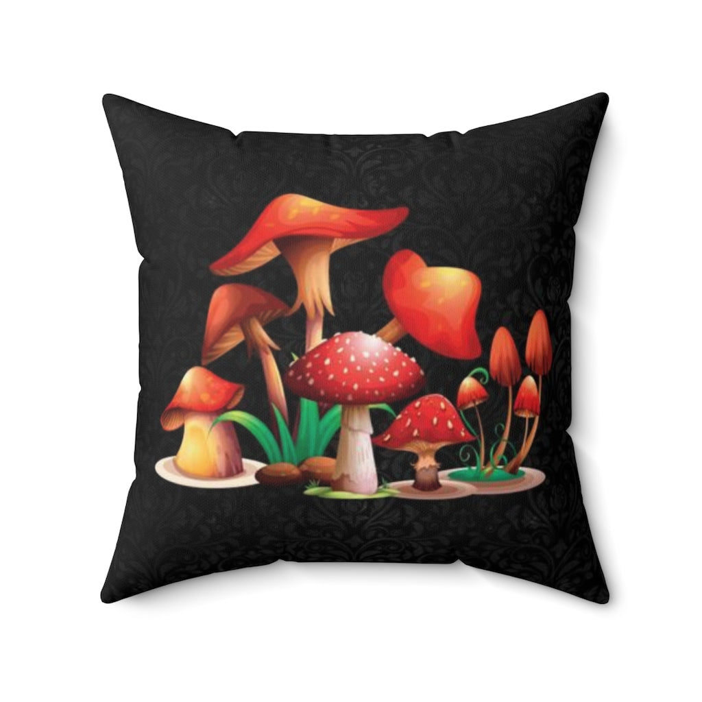 Pillow Cover - Mushroom #101 Grunge Damask | Birthday Gifts