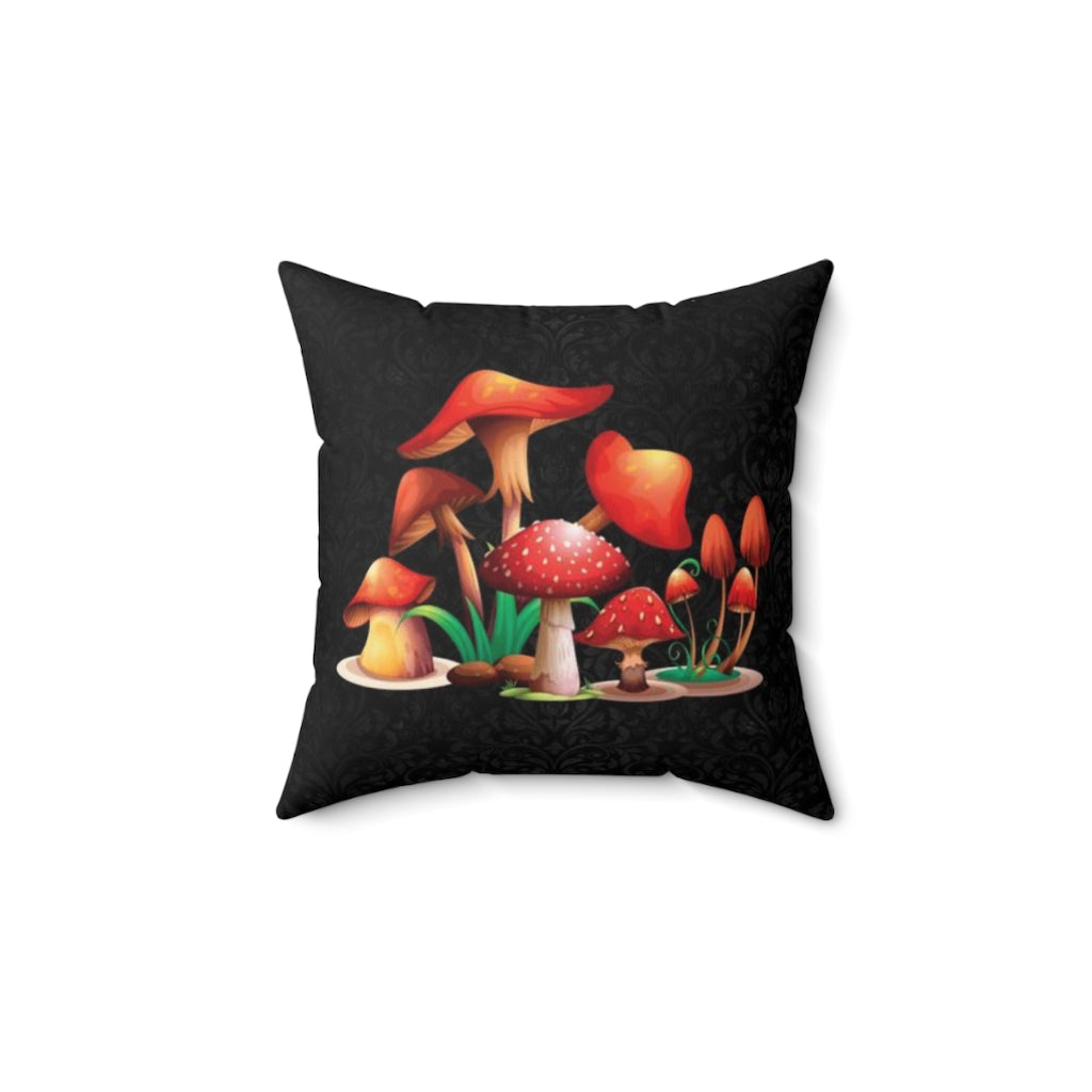Pillow Cover - Mushroom #101 Grunge Damask | Birthday Gifts