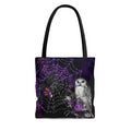 Polyester Tote Bag-Raven and Owl | ACES INFINITY