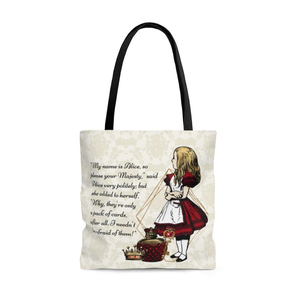 Premium Polyester Tote Bag - Alice in Wonderland Gifts #31 