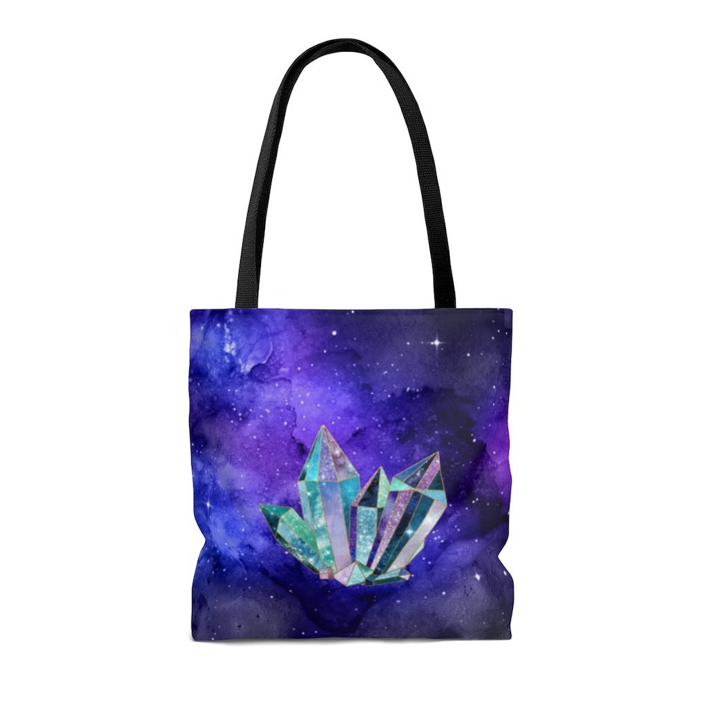 Premium Polyester Tote Bag - Crystal Art #101 |Small Medium 
