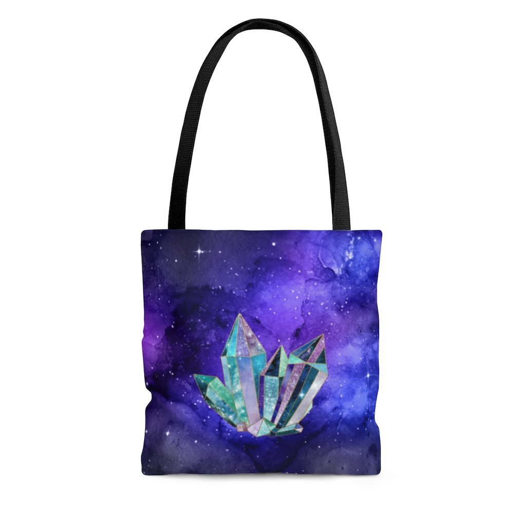Premium Polyester Tote Bag - Crystal Art #101 |Small Medium 