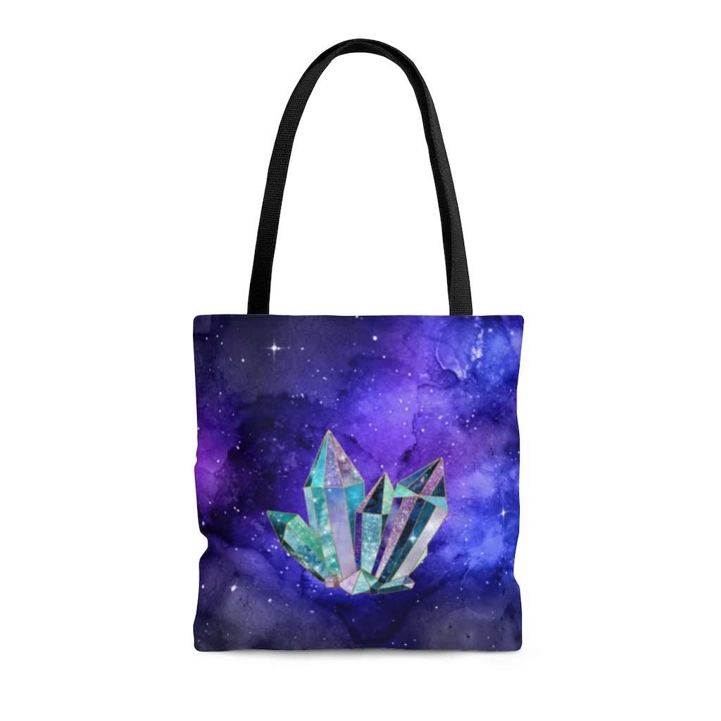 Premium Polyester Tote Bag - Crystal Art #101 |Small Medium 