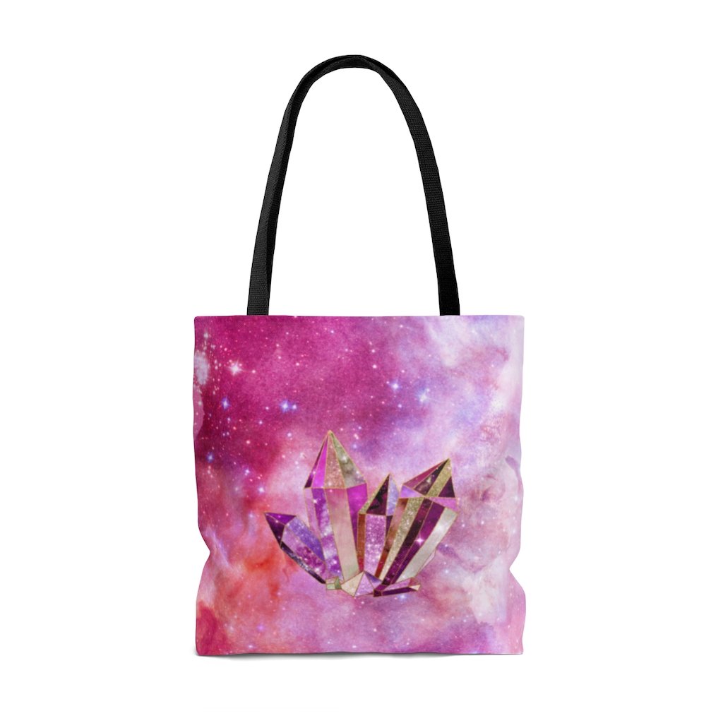 Premium Polyester Tote Bag - Crystal Art #102 |Small Medium 