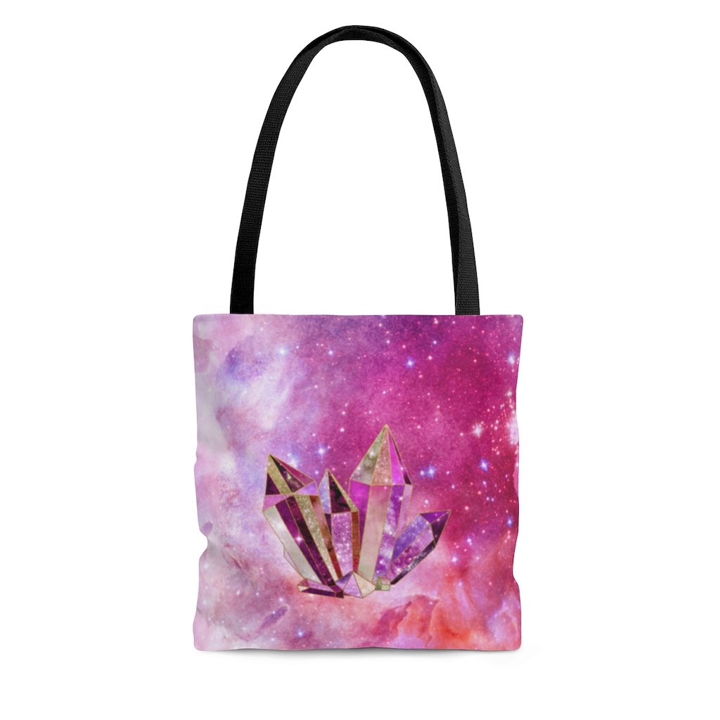 Premium Polyester Tote Bag - Crystal Art #102 |Small Medium 