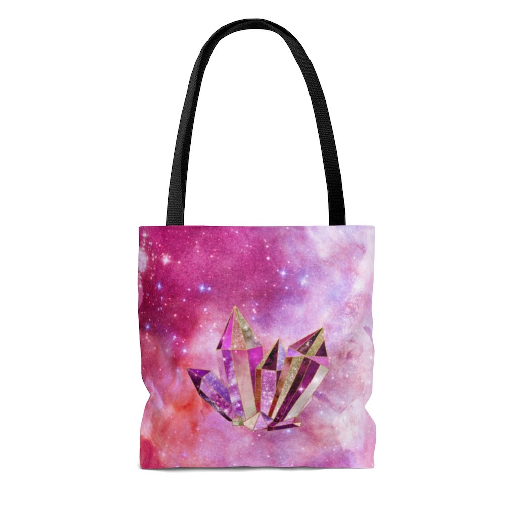 Premium Polyester Tote Bag - Crystal Art #102 |Small Medium 