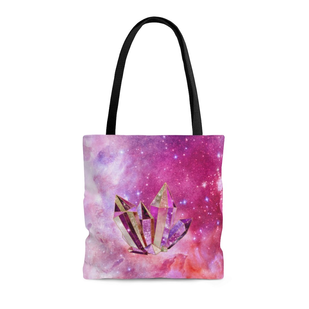 Premium Polyester Tote Bag - Crystal Art #102 |Small Medium 