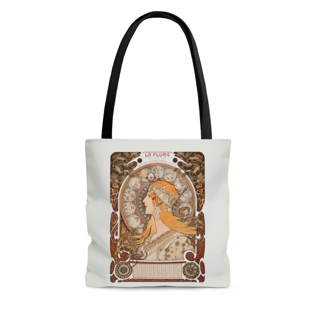 Premium Polyester Tote Bag - Vintage Art #102 Zodiaque | 