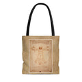 Premium Polyester Tote Bag - Vintage Art | Leonardo da