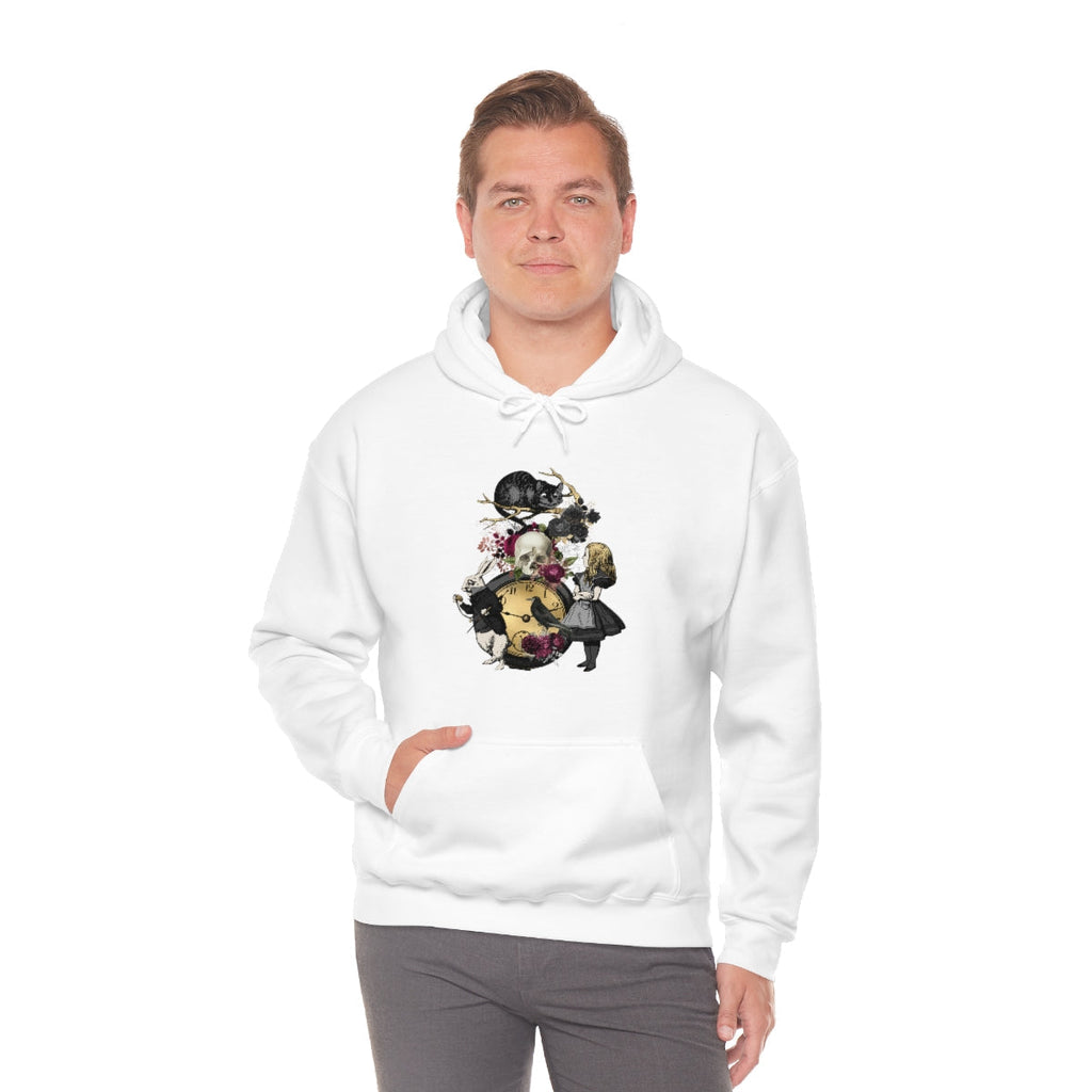 Pullover Hoodies-Alice in Wonderland Gifts 101 Goth Series