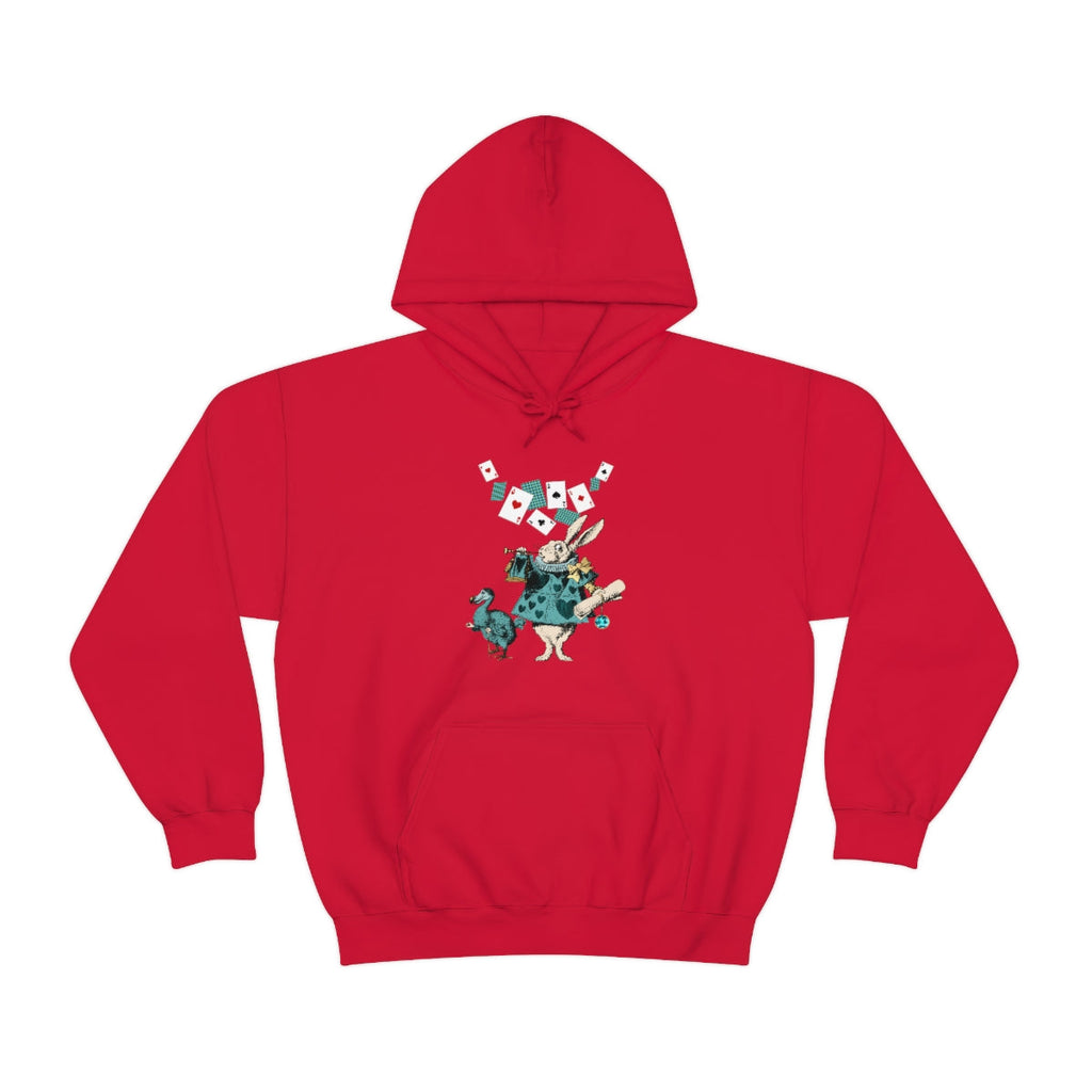 Pullover Hoodies-Alice in Wonderland Gifts 101 Teal Series
