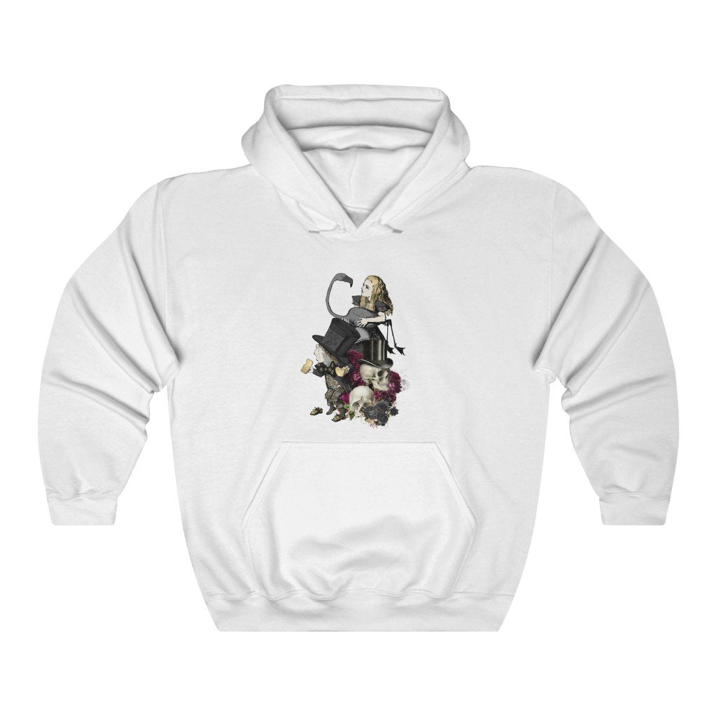 Pullover Hoodies-Alice in Wonderland Gifts 102 Goth Series
